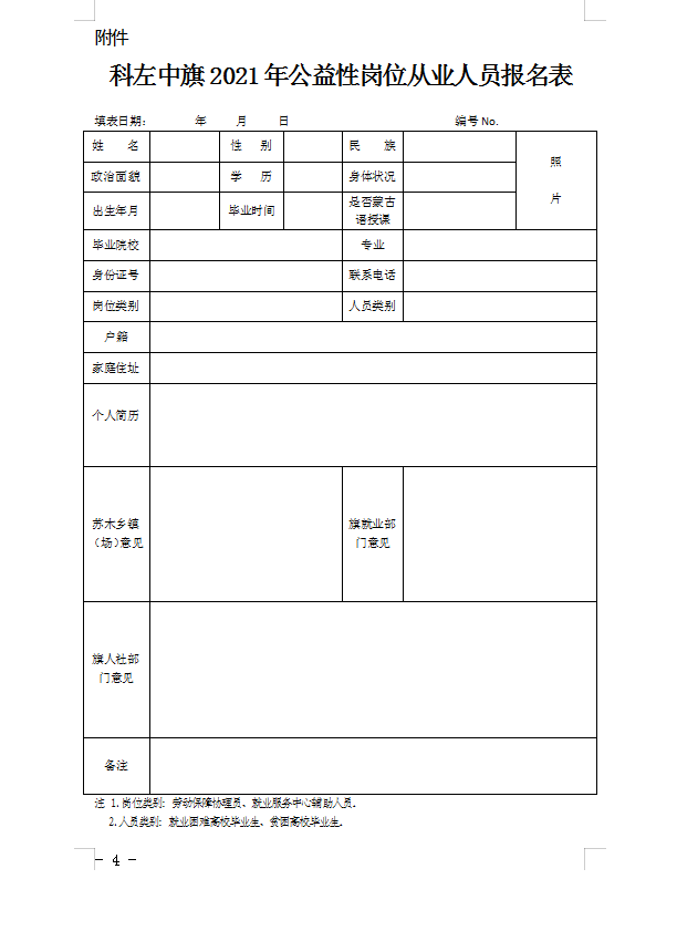 科左中旗2021年公益性崗位從業(yè)人員報名表.png 科左中旗2021年公益性崗位從業(yè)人員報名表.png/